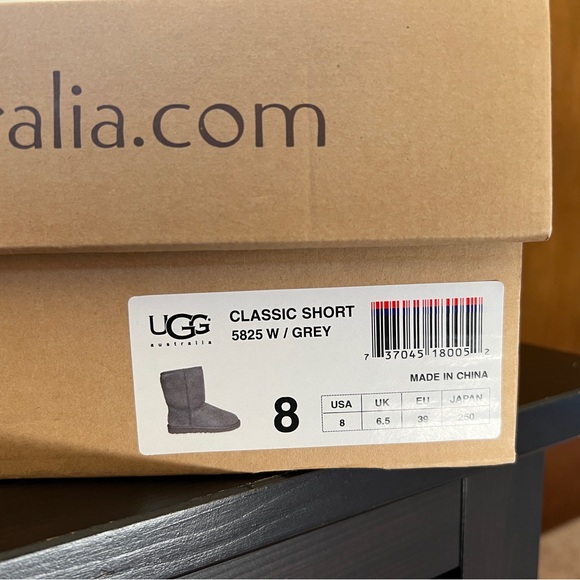 UGG Classic Short Boot for Women - Grey - Picture 7 of 9